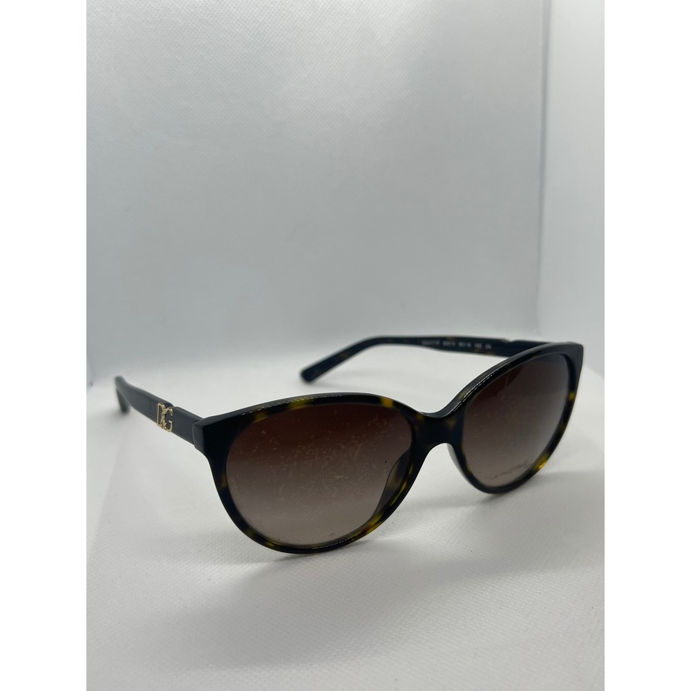 Dolce & Gabbana‎ Sunglasses Tortoise Cat Eye Designer DG Logo Italy